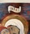 This vintage original gold leafed Russian icon depicting the Pieta is a handmade oil painting on a thick wooden panel....