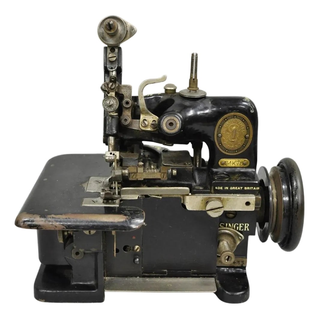 Antique 1930s Singer 81-K78 Overlock Sewing Machine Made in Great ...