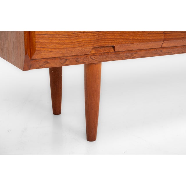 Wood Teak Highboard by Henning Kjaernulf for Vejle Stolefabrik, Denmark, 1960s For Sale - Image 7 of 18