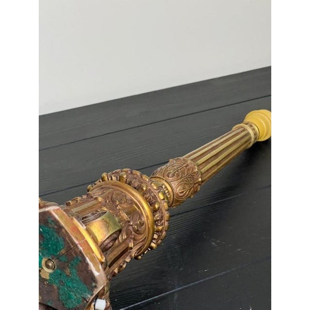 Vintage Bronze Table Lamp For Sale - Image 8 of 14