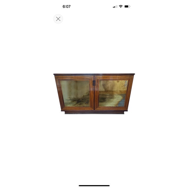 1960s Italian Modern Credenza With Mirrored Doors For Sale - Image 12 of 13