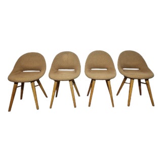 Armchairs by Miroslav Navratil, Set of 4 For Sale