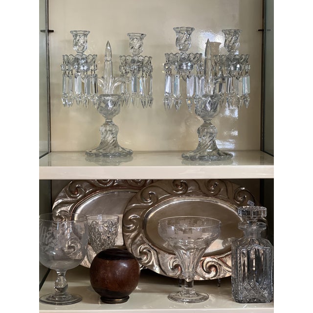 Girandole Chandeliers from Baccarat, 1950s, Set of 2 For Sale - Image 10 of 15