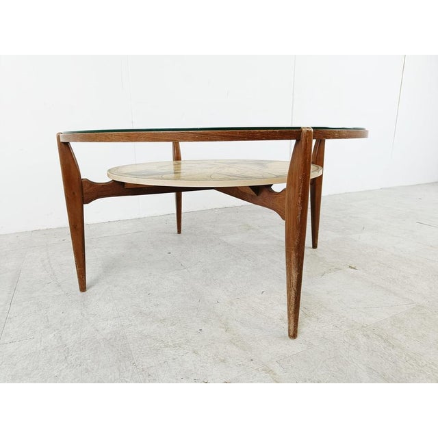 Wood Mid-Century Italian Coffee Table, 1950s For Sale - Image 7 of 9