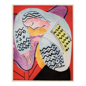 1940s After Henri Matisse "The Dream", First Edition Period Swiss Lithograph