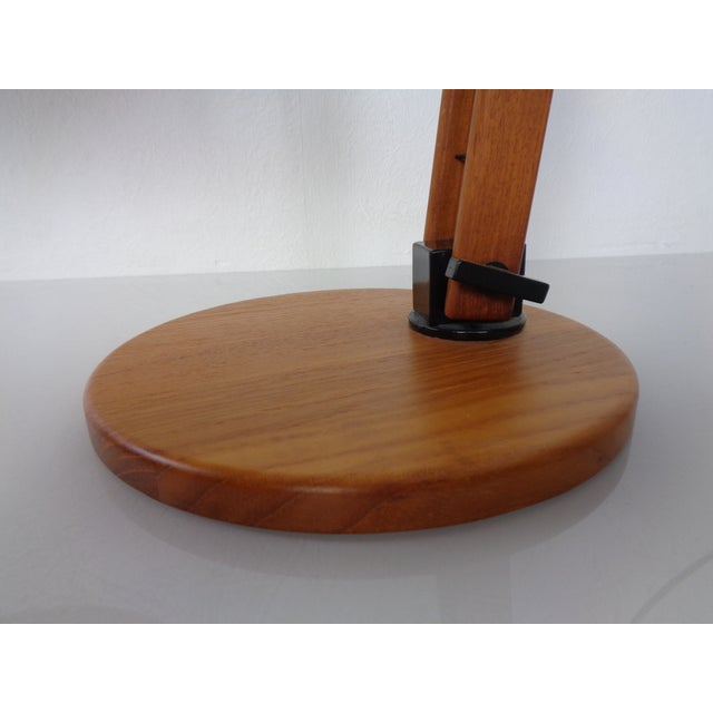 Adjustable Teak Desk Lamp by Mads Caprani, Denmark, 1970s For Sale - Image 16 of 18