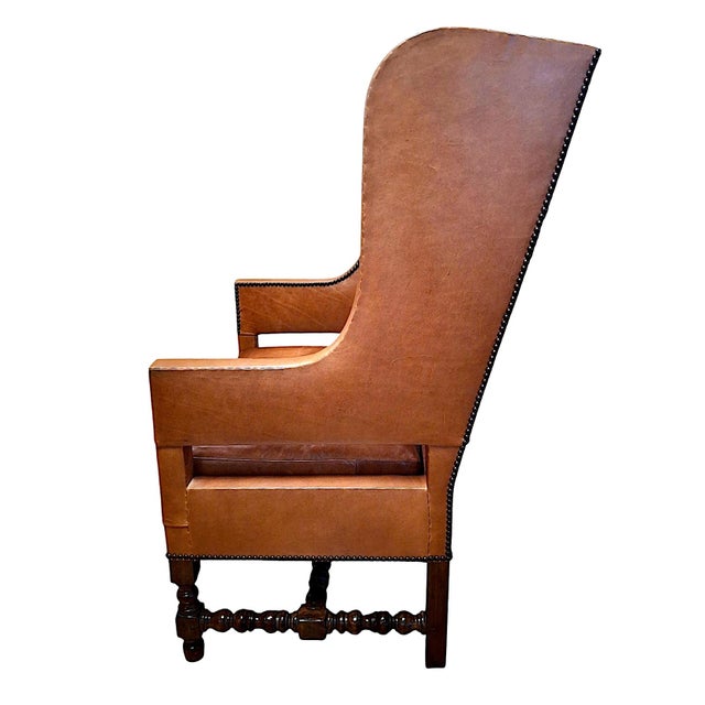 This wingback armchair is a custom-made luxury piece handcrafted by the trade-only, Los Angeles-based furniture maker...