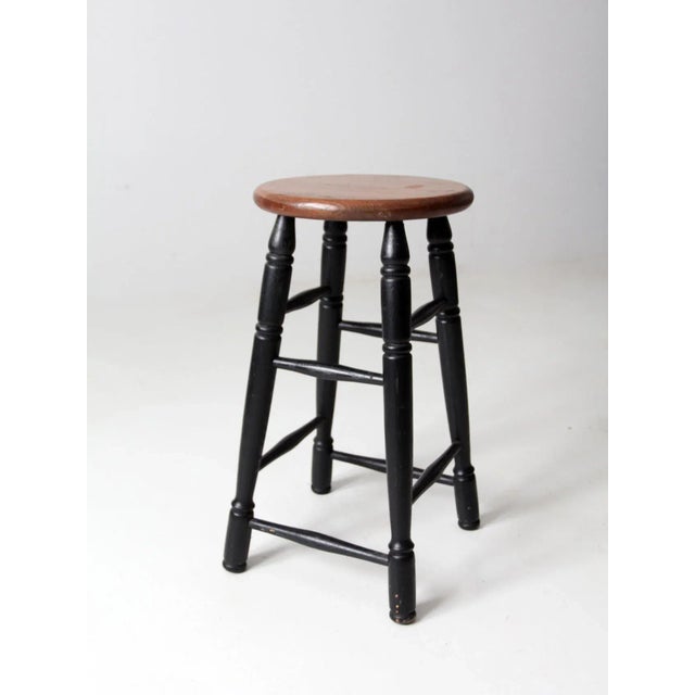 Vintage Wooden Stool Chairish