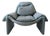 Mid-Century P60 Lounge Chair by Vittorio Introini for Saporiti, Italy, 1970s For Sale