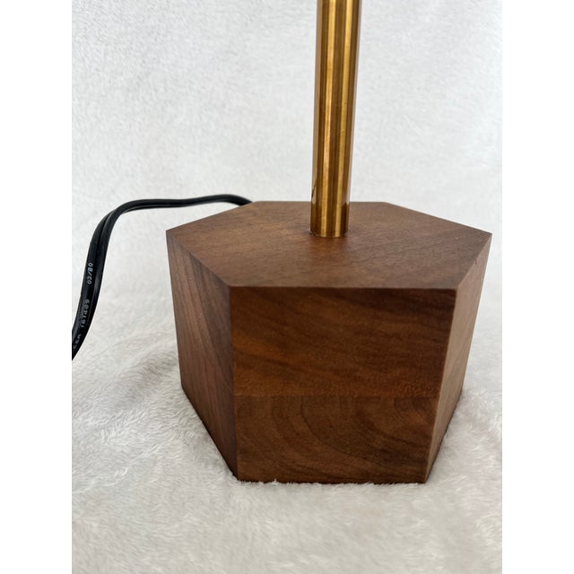 Wood Italian Maker Servomuto Easy Table Lamp For Sale - Image 7 of 10