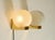 Brass Wall Lamps with Round Glass Shades from Kaiser Leuchten, 1960s, Set of 2 For Sale - Image 4 of 18