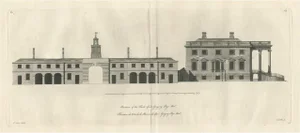 Miller, Illustration of the Residence of Sir Gregory Page, 1770, Print