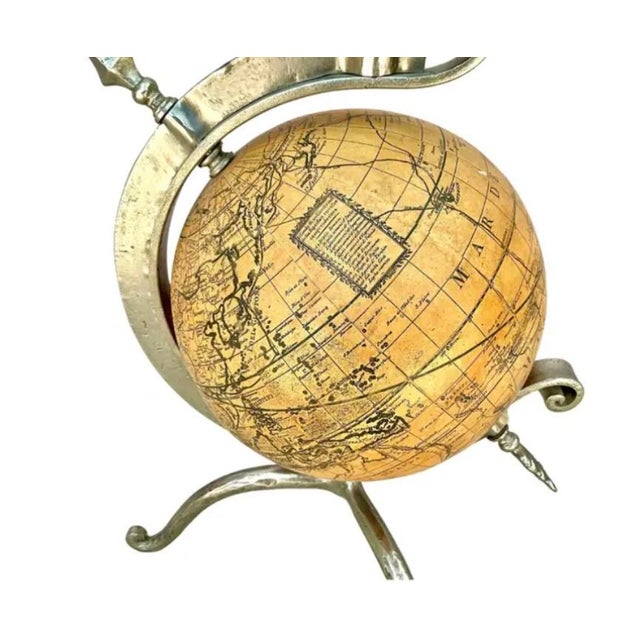 Late 20th Century Globe Side Table, Neoclassical Style For Sale - Image 5 of 10