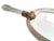 Torchon Murano Glass Hand Mirror from Barovier & Toso Production, 1950s For Sale - Image 12 of 14