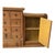 Antique Continental Primitive Pine Apothecary or Spice Wall Cabinet Shelf For Sale - Image 4 of 6