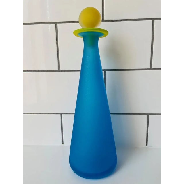 Vintage Murano Glass Bottle or Vase by Rino Tagliatietra, Italy For Sale - Image 9 of 9