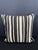 Turkish Hemp Pillow Cushion Natural Beige Black Cushion Cover 20x20 For Sale - Image 4 of 4