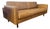 Contemporary Chesterfield Brown Napa Saddle Leather Tufted Sofa For Sale