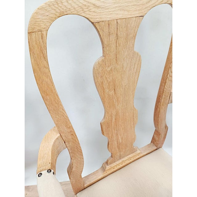 Antique Oak Armchair, 1700s For Sale - Image 4 of 7