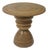 Rattan and Coconut Twig Cobo Side Table, Light and Medium Brown - Showtime by Oggetti For Sale