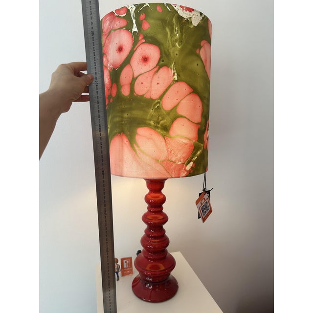 Space Age Tall Fat Lava Floor Lamp in Pagoda Shape, West Germany, 1960s For Sale - Image 14 of 17