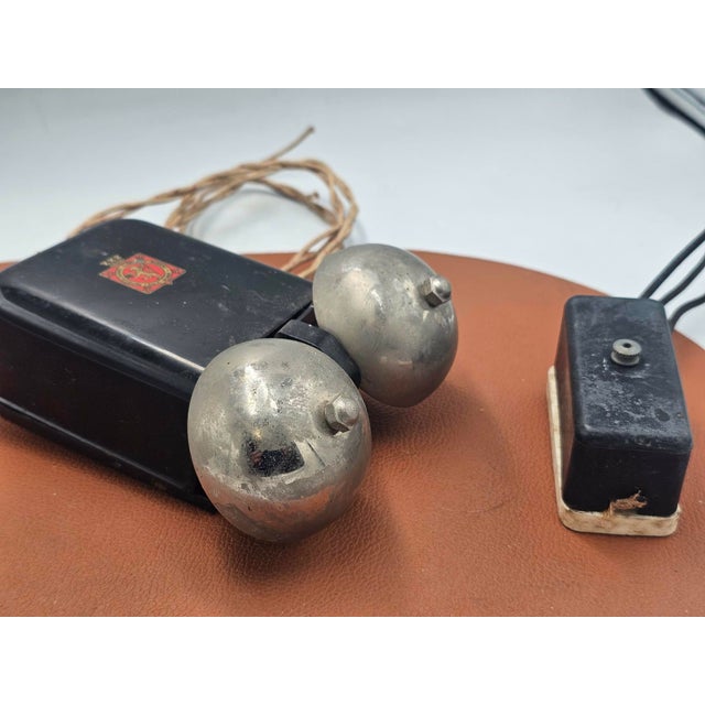 Electric Bureau Telephone Bell, 1930s, Set of 2 For Sale - Image 3 of 8