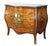 French French Louis XV Style Mahogany & Birdseye Maple Bombe Commode Chest of Drawers For Sale - Image 3 of 12