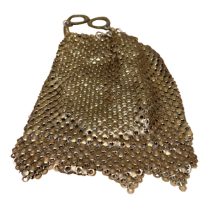 Metal Mesh Evening Bag Chainmail Coin Purse Art Deco Toy