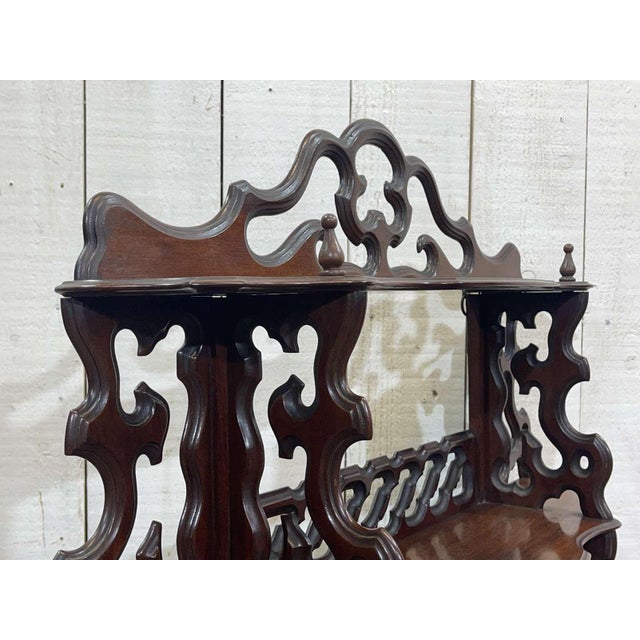 Antique Mahogany Shelf, 1800s For Sale - Image 9 of 12
