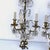 Pair Large French Louis XV Style Gilt Brass and Crystal Three-Light Wall Sconces For Sale - Image 11 of 12