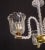 Metal Ercole Barovier Art Deco Chandelier, "Bullicante" Glass Murano, 1940s For Sale - Image 7 of 11