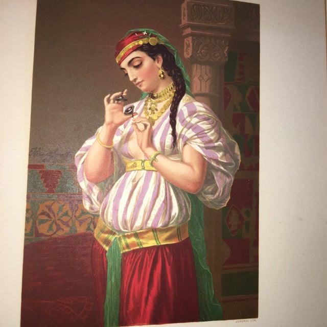 Emile Vernet Lecomte Daughter of Herodias Lithograph For Sale - Image 9 of 12