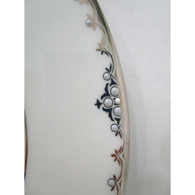 For Your Consideration: A Lenox Classics Collection Federal Platinum Pattern, 1991 Fine Bone China Accent Luncheon Plate...