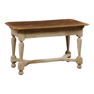 17th Century Swedish Period Baroque Carved Wood Table