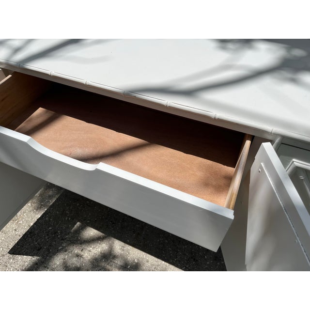 1970s 1970s Omega Palm Beach Regency Chinese Chippendale Credenza For Sale - Image 5 of 12