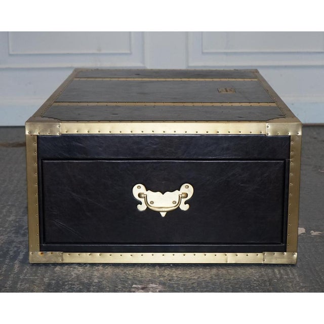 Cumberland Coffee Table with Red Velvet Lining from Timothy Oulton For Sale - Image 6 of 18