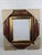 Ornate Red and Antique Gold Gilt Wood Picture Frame With Baroque-Style Relief For Sale - Image 10 of 12