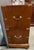 19th Century British Colonial Brass Bound Teak Campaign Chest For Sale - Image 4 of 7