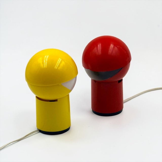 Space Age Sfera Notte Table Lamps from Gagiplast, 1970s, Set of 2 For Sale - Image 16 of 17