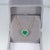 Juliana 2.9Ct Gia Certified Colombian Emerald Heart Pendant With Diamonds Halo, 14k Gold For Sale - Image 4 of 9