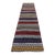 1970s Turkish Tribal Style Stripe Design Handmade Oushak Kilim Runner Rug For Sale