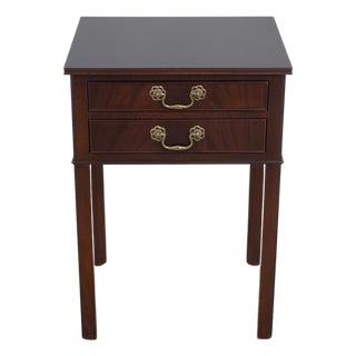 Kittinger Mahogany 2 Drawer Nightstand For Sale