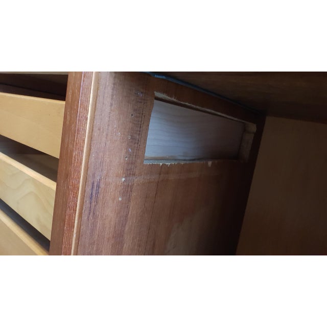 Mid-Century Modern Danish Sideboard with Rolltüren in Teak from Dyrlund, 1960s For Sale - Image 3 of 8