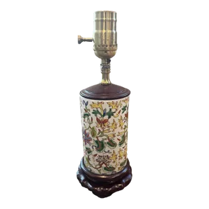 Hand-Painted Antique Chinese Vase Lamp With a Storied Provenance!