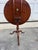 Antique Georgian Queen Anne Style Bird Cage Tilt Top Side Table For Sale - Image 15 of 16