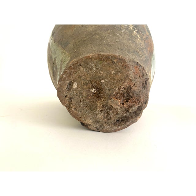 Green Turkish Glazed Earthenware Pot For Sale - Image 8 of 9