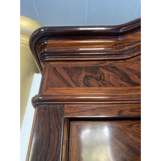 Brown Louise Philippe French Showcase Bookcase, 1850s For Sale - Image 8 of 15