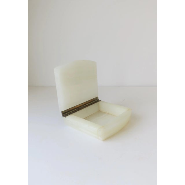 Mid 20th Century English Onyx Marble Jewelry Box For Sale - Image 5 of 12