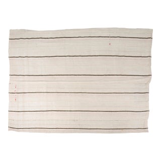 Vintage Anatolian Stripe Kilim Rug For Sale
