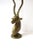 Brass Gazelle Antelope Animal Sculpture Decorative Object, Tall For Sale - Image 10 of 13